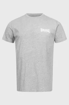 Мужская серая футболка ELMDON Серый S Lonsdale 117108