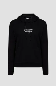 Мужское черное худи Черный S Karl Lagerfeld 533910.705411;991