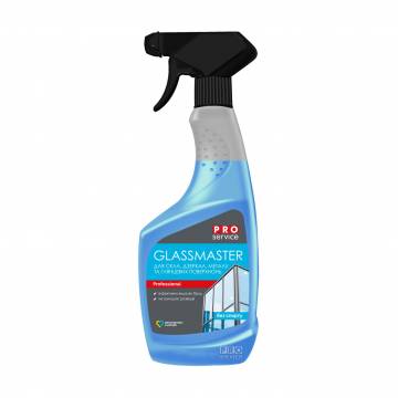 Средство для стекла, зеркал, металла и глянцевых поверхностей Pro Service Professional GlassMaster, 550 мл Средство для стекла, зеркал, металла и глянцевых поверхностей Pro Service Professional GlassMaster, 550 мл
