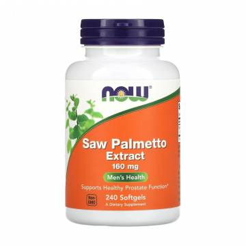 Экстракт Со Пальметто Now Foods Saw Palmetto Extract 160 мг, 240 капсул Экстракт Со Пальметто Now Foods Saw Palmetto Extract 160 мг, 240 капсул