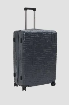 Темно-серый чемодан 63,5 см Серый M Baldinini T4BM01GLOS;GREY