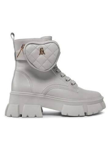 Steve Madden Черевики туристичні Tanker-H Bootie SM19000035 SM19000035-287 Écru Steve Madden Черевики туристичні Tanker-H Bootie SM19000035 SM19000035-287 Écru
