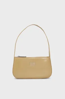 Женская бежевая сумка TJW ESS MUST SHOULDER BAG BOX PU Бежевый ONESIZE Tommy Jeans AW0AW16967