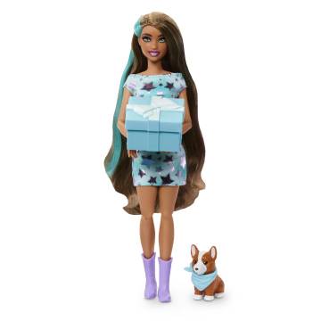 Лялька Barbie Party unboxed у бірюзових тонах (JFG72) Лялька Barbie Party unboxed у бірюзових тонах (JFG72)