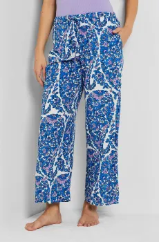 Женские брюки с узором 7/8 BLOSSOM Разноцветный L Etam 6547085