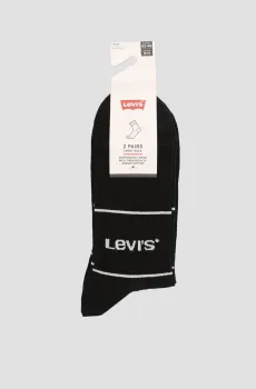 Черные носки (2 пары) Черный 35-38 Levi’s® 701210567;008