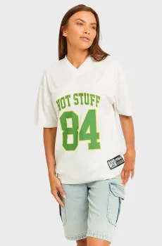 Женская белая футболка Белый M-L Tally Weijl STSPEPOSH2