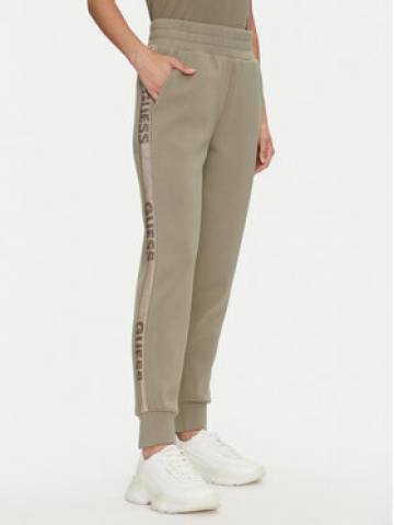 Guess Спортивні штани Studs Logo W4YB40 KBYE2 Зелений Regular Fit Guess Спортивні штани Studs Logo W4YB40 KBYE2 Зелений Regular Fit