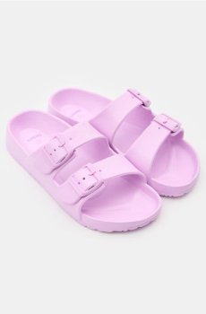 Пінні тапочки з регульованими ремінцями - Фіолетовий