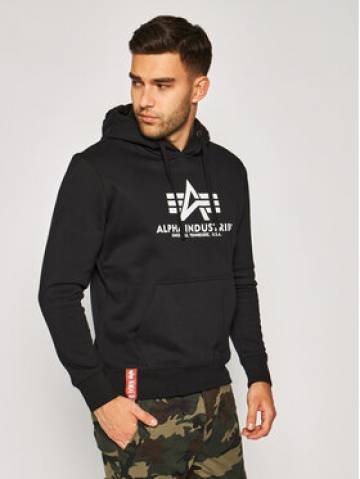 Alpha Industries Світшот Basic 178312 Чорний Regular Fit Alpha Industries Світшот Basic 178312 Чорний Regular Fit
