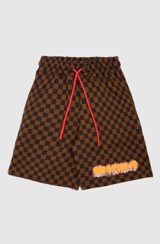 Детские коричневые шорты Makes The World Go Round