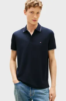 Мужское темно-синее поло PERFORMANCE Синий M Tommy Hilfiger MW0MW37310