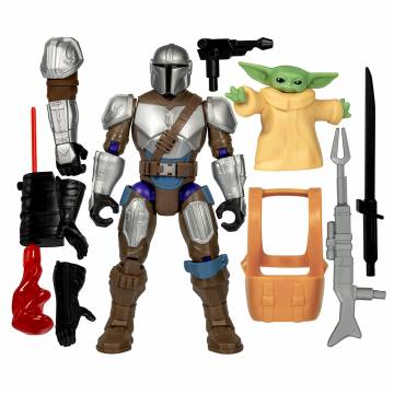 Ігровий набір Star Wars MixMashers deluxe Зоряні Війни Mando and Grogu (F9481/G0300) Ігровий набір Star Wars MixMashers deluxe Зоряні Війни Mando and Grogu (F9481/G0300)