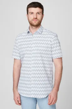 Мужская рубашка с узором Разноцветный 40 Pierre Cardin C6 15401.0116