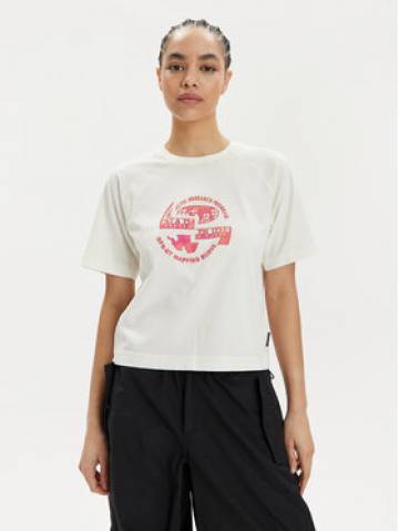 Napapijri Футболка S-Aberdeen NP0A4HOI Écru Regular Fit Napapijri Футболка S-Aberdeen NP0A4HOI Écru Regular Fit