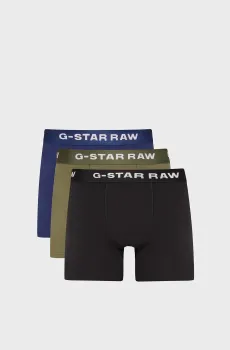 Мужские боксеры (3 шт) Boxer briefs Разноцветный M G-Star RAW D23774,D516