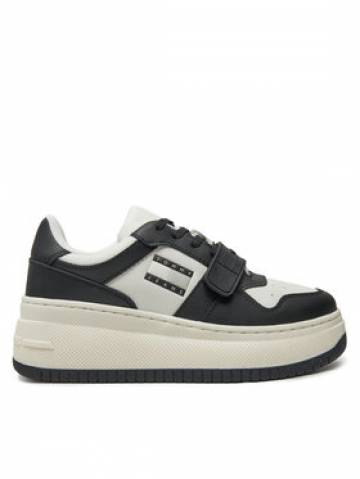 Tommy Jeans Снікерcи Tjw Retro Basket Flatform Velcro EN0EN02573 Чорний Tommy Jeans Снікерcи Tjw Retro Basket Flatform Velcro EN0EN02573 Чорний