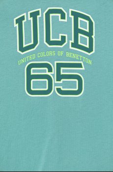 Детская хлопковая футболка United Colors of Benetton
