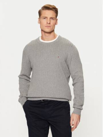 Tommy Hilfiger Светр MW0MW37400 Сірий Slim Fit Tommy Hilfiger Светр MW0MW37400 Сірий Slim Fit
