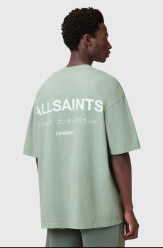 Хлопковая футболка AllSaints UNDERGROUND