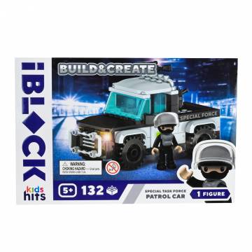 Конструктор IBLOCK Build & create Patrol car 132 деталі (KH42/003/1) Конструктор IBLOCK Build & create Patrol car 132 деталі (KH42/003/1)