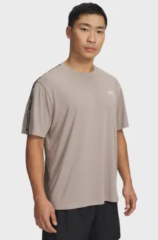 Мужская бежевая футболка UA Tech Taping SS Бежевый XXL Under Armour 6012356-203