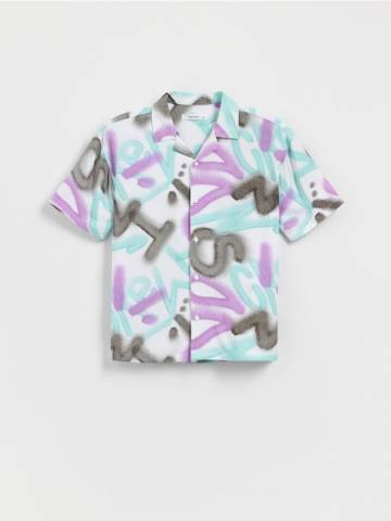 Reserved - Сорочка вільного крою - різнобарвний - 015EH-MLC