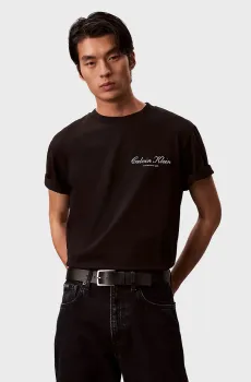 Мужская черная футболка MARCH GRAPHIC Черный XL Calvin Klein Jeans LV04RF822G