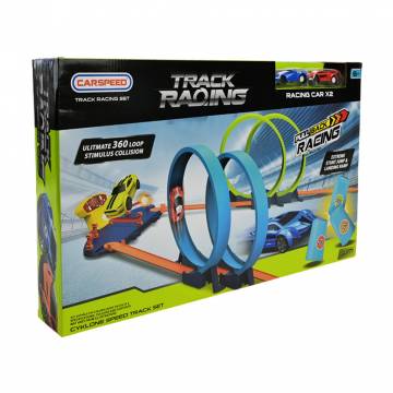 Игрушка трек Shantou Jinxing Track Racing 2 машинки, свет, звук, от 6 лет, 54*32*7 см (JJ171) Игрушка трек Shantou Jinxing Track Racing 2 машинки, свет, звук, от 6 лет, 54*32*7 см (JJ171)
