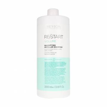 Мицеллярный шампунь для объёма волос Revlon Professional Restart Volume Magnifying Micellar Shampoo, 1 л Мицеллярный шампунь для объёма волос Revlon Professional Restart Volume Magnifying Micellar Shampoo, 1 л