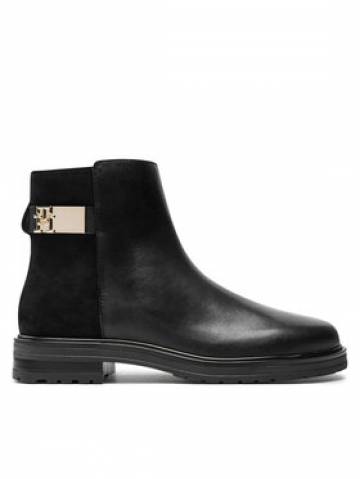 Tommy Hilfiger Ботильйони FW0FW08336 Чорний
