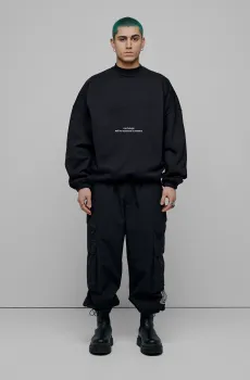 Мужской черный свитшот Universe Sidepocket C GOTS Черный S Preach 206268