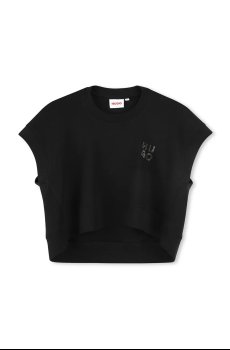 Детская хлопковая футболка HUGO