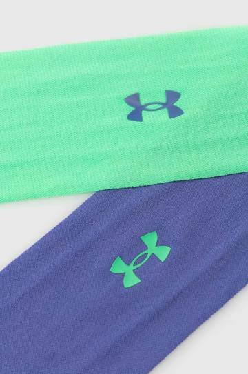 Повязки на голову Under Armour Mesh 2 шт цвет зелёный Повязки на голову Under Armour Mesh 2 шт цвет зелёный