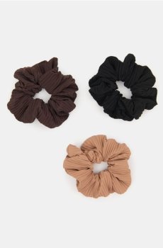 Резинки для волосся, 3 шт. - різнобарвний