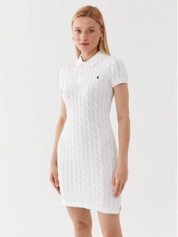Polo Ralph Lauren Трикотажна сукня 211905626002 Білий Slim Fit Polo Ralph Lauren Трикотажна сукня 211905626002 Білий Slim Fit
