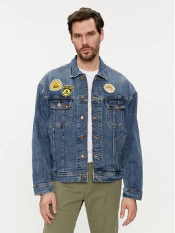 Lee Джинсова куртка Rider 112350102 Голубий Relaxed Fit Lee Джинсова куртка Rider 112350102 Голубий Relaxed Fit