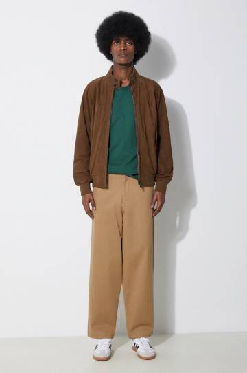 Замшевая куртка Baracuta G9 Suede мужская цвет зелёный переходная BRCPS0939 Замшевая куртка Baracuta G9 Suede мужская цвет зелёный переходная BRCPS0939