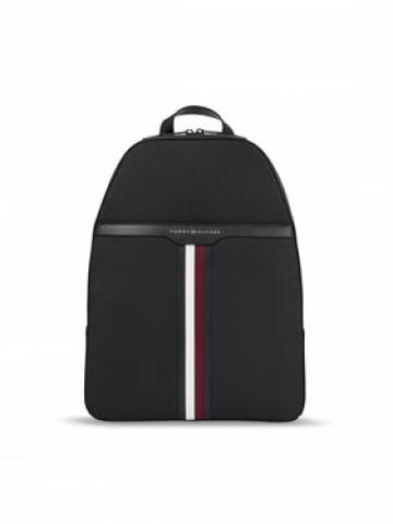 Tommy Hilfiger Рюкзак Th Coated Canvas Backpack AM0AM11533 Чорний Tommy Hilfiger Рюкзак Th Coated Canvas Backpack AM0AM11533 Чорний