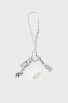 Женский белый брелок KEYRING&CHARM Белый ONESIZE Diesel X10418 P6255