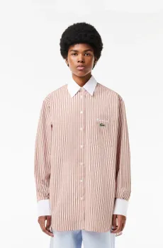 Женская розовая рубашка Розовый 36 Lacoste CF6951IS0