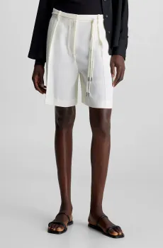 Женские белые шорты STRUCTURE TWILL Белый 38 Calvin Klein K20K206651