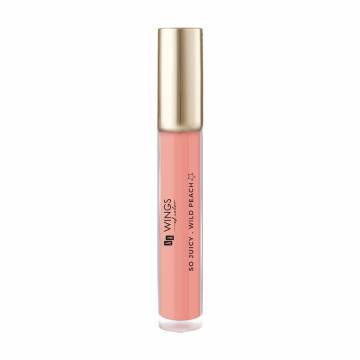 Жидкая помада для губ AA Wings of Color So Juicy Lip Gloss, Wild Peach, 5 мл Жидкая помада для губ AA Wings of Color So Juicy Lip Gloss, Wild Peach, 5 мл