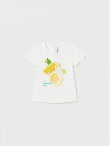 Mayoral Футболка 1014 Білий Regular Fit Mayoral Футболка 1014 Білий Regular Fit