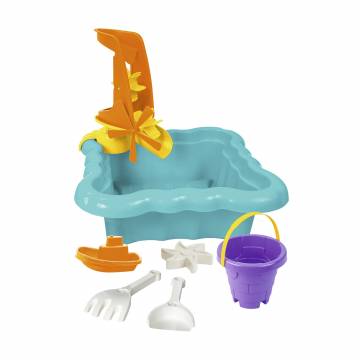 Набор для игры с песком и водой Tigres с мельницей, бирюзовый, от 1 года (39699) Набор для игры с песком и водой Tigres с мельницей, бирюзовый, от 1 года (39699)