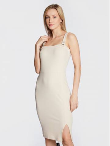 Guess Повсякденна сукня W2YK17 K8RT2 Бежевий Regular Fit Guess Повсякденна сукня W2YK17 K8RT2 Бежевий Regular Fit
