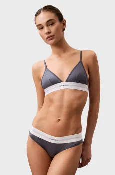 Женский синий бюстгальтер UNLINED TRIANGLE Синий XL Calvin Klein LV00QF8248