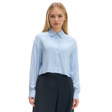 Cropp - Гладка сорочка - блідо-блакитний