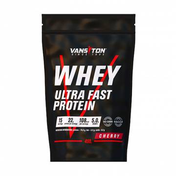 Протеин Vansiton Ultra Fast Protein в порошке, со вкусом вишни, 450 г Протеин Vansiton Ultra Fast Protein в порошке, со вкусом вишни, 450 г
