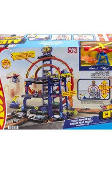 Игровой набор Hot Wheels Гараж с мега петлей, от 4 лет, 33.3*56*13.5 см (JBM74)